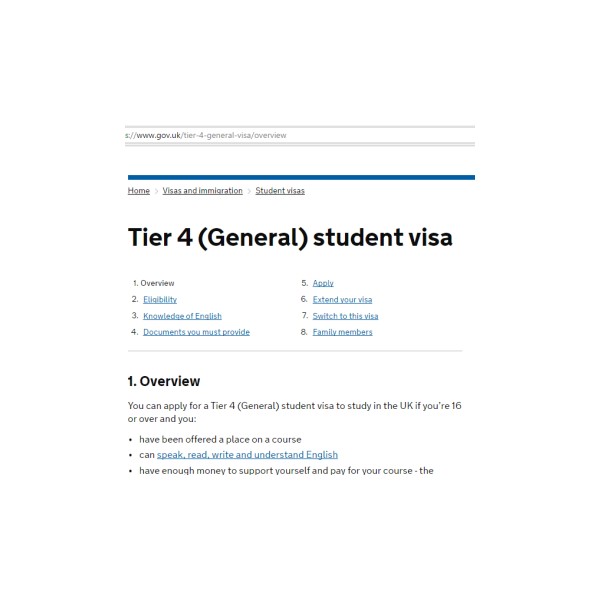 UK student visa application consultancy